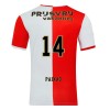 Virallinen Fanipaita + Shortsit Feyenoord Rotterdam Paixao 14 Kotipelipaita 2025-26 - Lasten